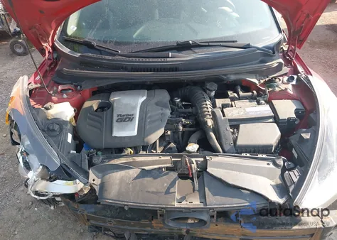 2013 Hyundai Veloster Turbo W/Black z USA, uszkodzony, nr VIN KMHTC6AEXDU138141